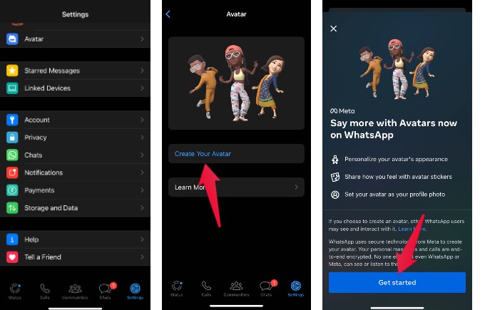 Create Your Own Avatar on WhatsApp iPhone