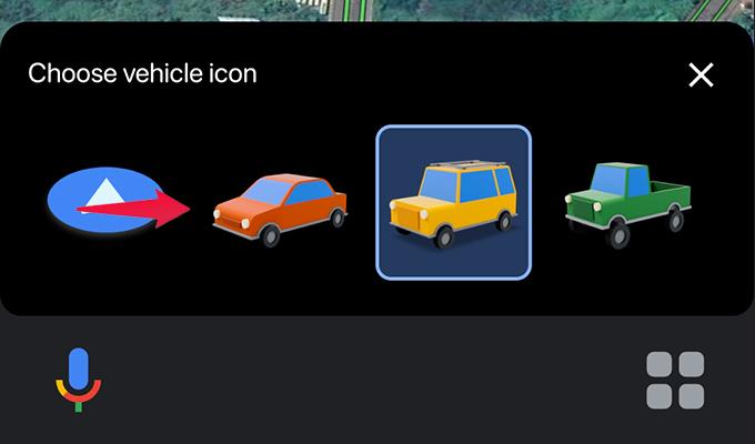 Customize Vehicle Icon