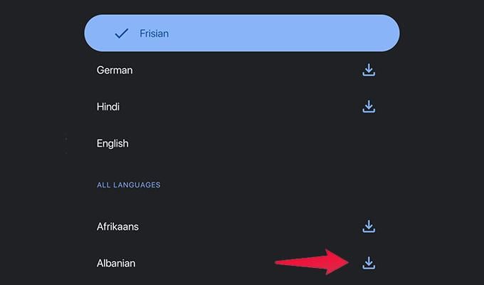 Download Languages