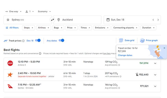 Set Price Alerts in Google Flights to Get Best Price for Next Trip - 74