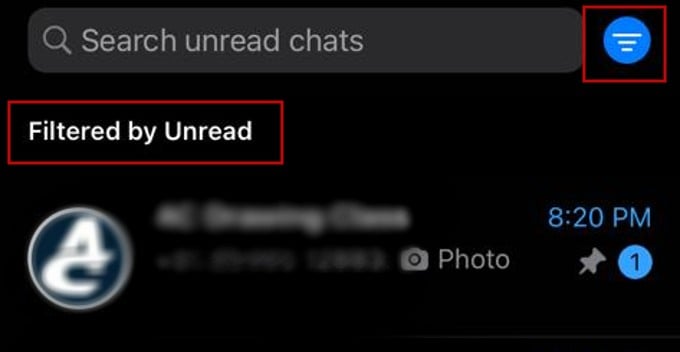 How to Quickly Filter Unread Messages on WhatsApp  - 15