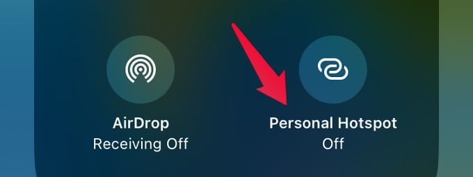 Personal Hotspot Off iPhone
