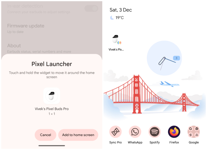 How to Add Google Pixel Buds App on Home Screen - 65