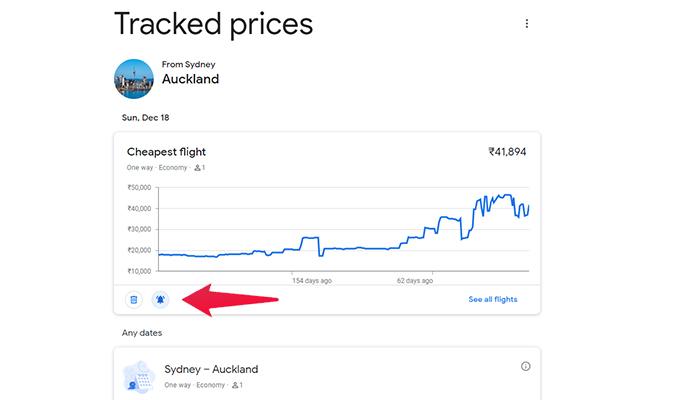 Set Price Alerts in Google Flights to Get Best Price for Next Trip - 54