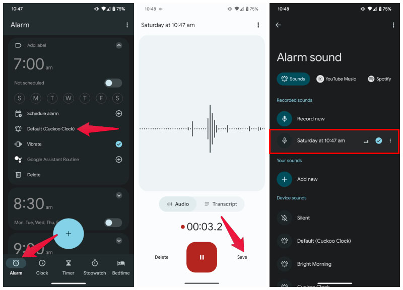 How to Make Your Voice As Alarm Sound on Pixel