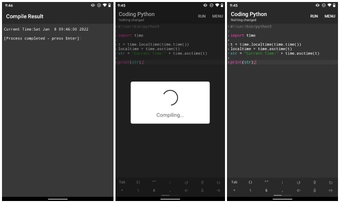 Python IDE for Android