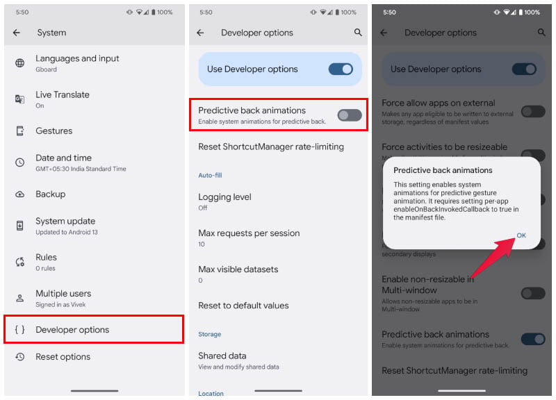 How to Get Android 14 s Predictive Back Gesture Animations on Android 13 - 16