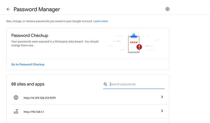 Google Password Manager