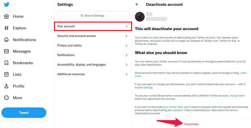 How to Delete Twitter Account or Deactivate It - 31