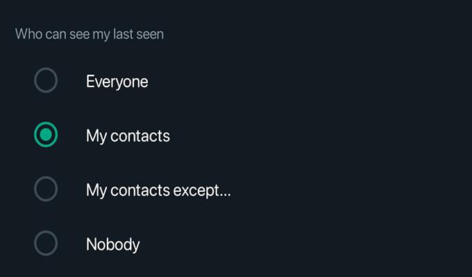 WhatsApp View Last Seen