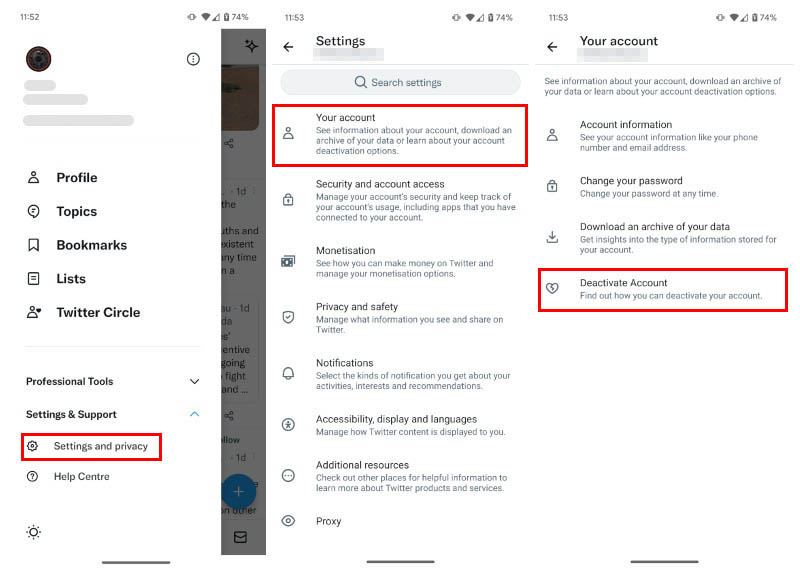 How to Delete Twitter Account or Deactivate It - 94