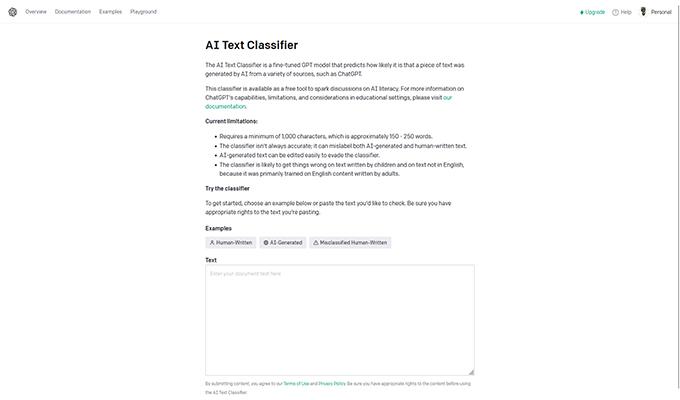 AI Text Classifier