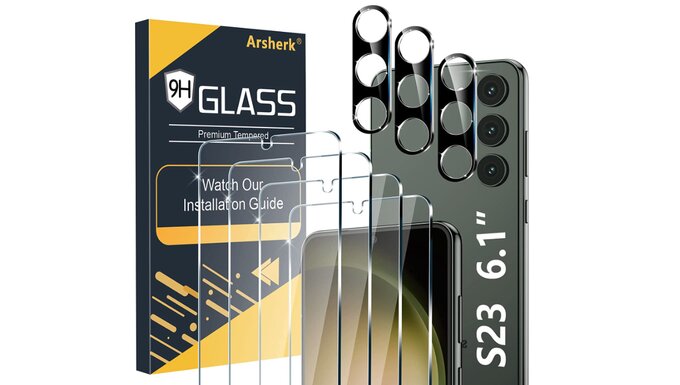 Arshek Screen Protector and Camera Lens Protector