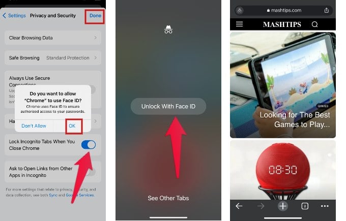 Secure Your Private Browsing  You Can Lock Chrome with Face ID on Your iPhone - 70