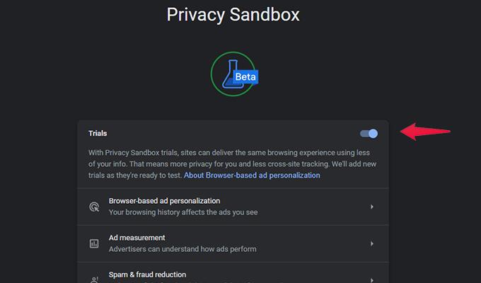 Enable Privacy Sandbox