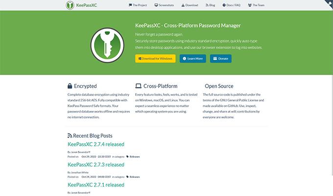 KeePass XC Password Manager