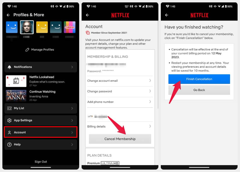 Cutting the Cord  Effortlessly Cancel Your Netflix Subscription on Phone and Web - 22