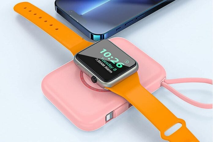 Power Bank with Apple Watch Chargers