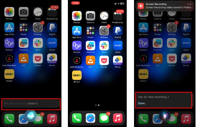 Unlocking the Secret  Use Siri to Record Your iPhone Screen in Seconds  - 75