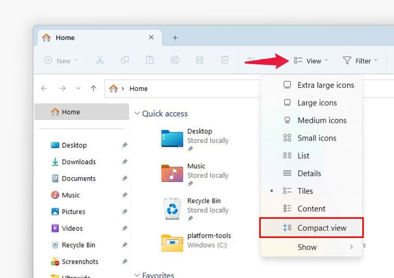 Streamline Your Experience  How to Enable Windows 11 File Explorer Compact View - 68