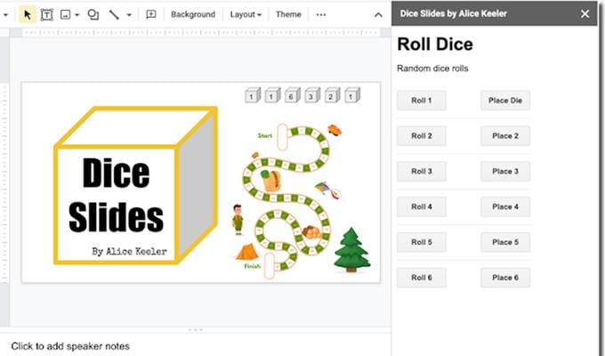 Dice Slides