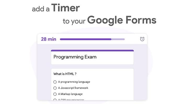 Timer for Google Forms