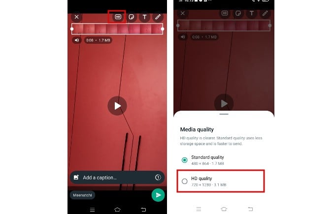how can i send video on whatsapp without losing quality