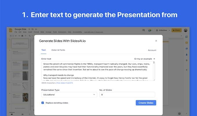 SlidesAi.io Create Slides With AI