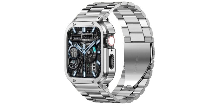 MioHHR Stainless Steel Watch Band for Apple Watch Series 9