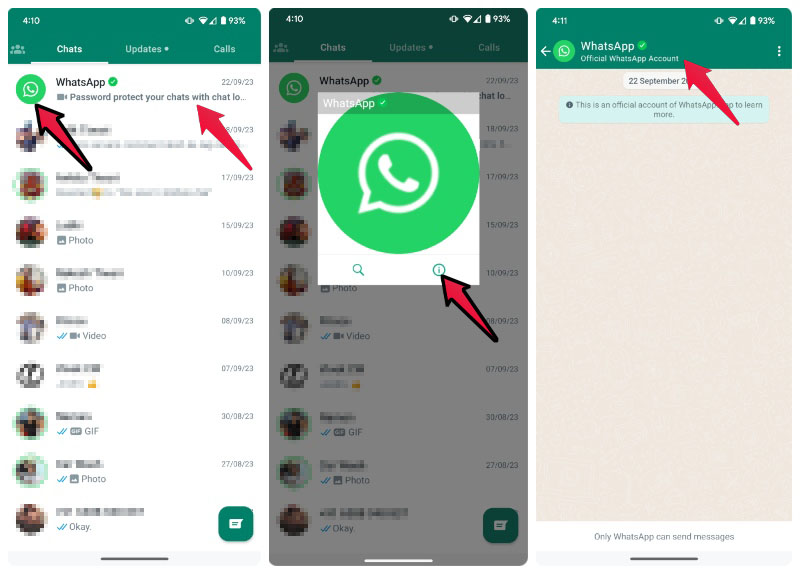 how to lock particular chat in whatsapp for android 