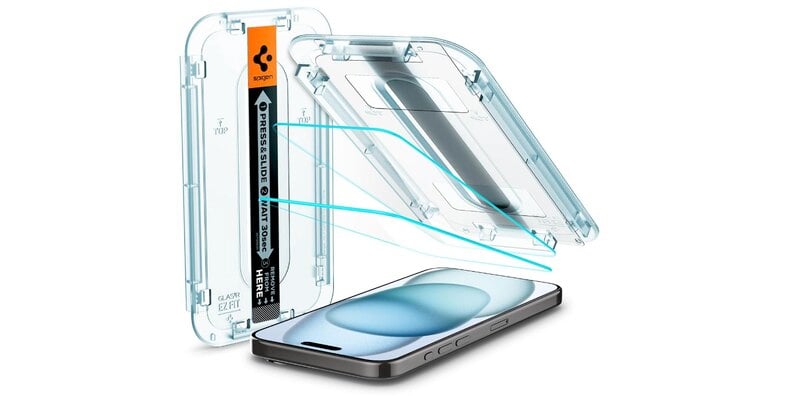 Spigen Tempered Glass iPhone 15