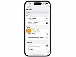 iOS17 Notes Features