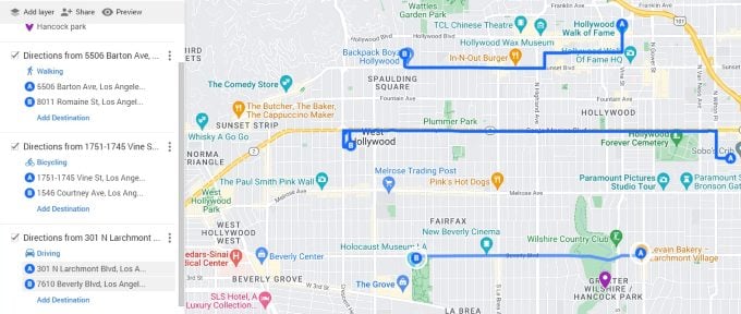 Add Multiple Routes Custom Google Map