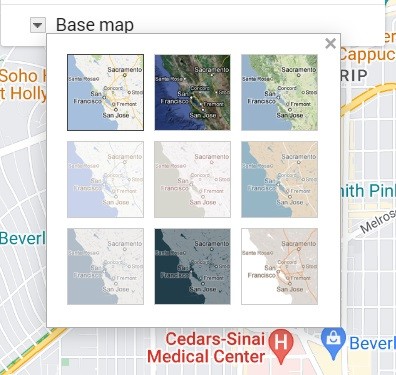 Base Map Layer Google Maps PC